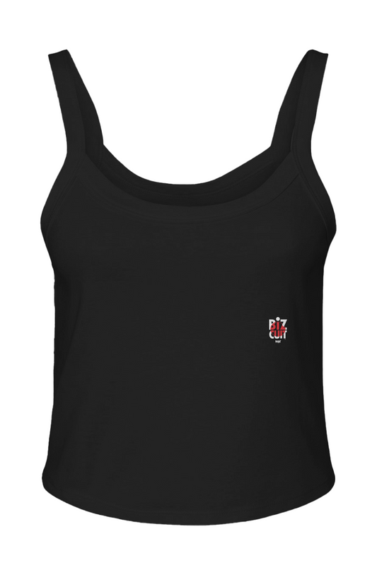 Bizcuit-Micro Rib Spaghetti Strap Tank