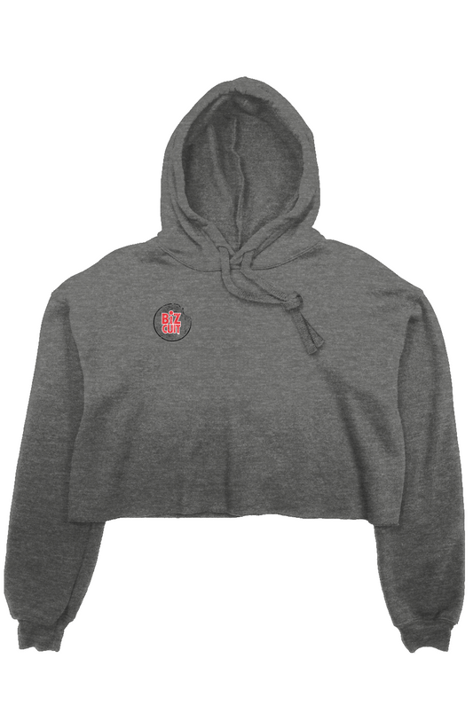Bizcuit-crop fleece hoodie
